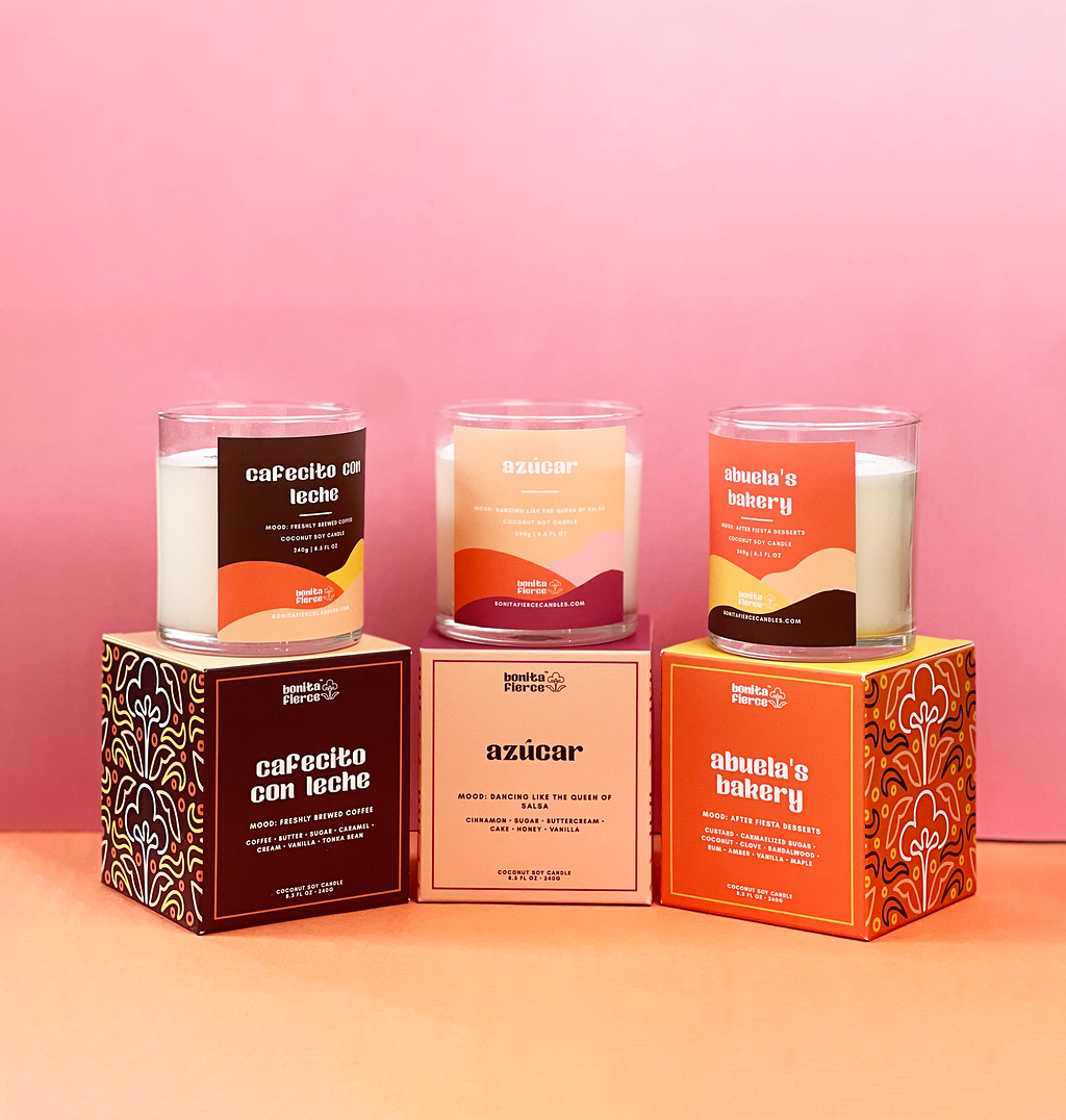 CAFE CANDLE GIFT SET Bonita Fierce Candles