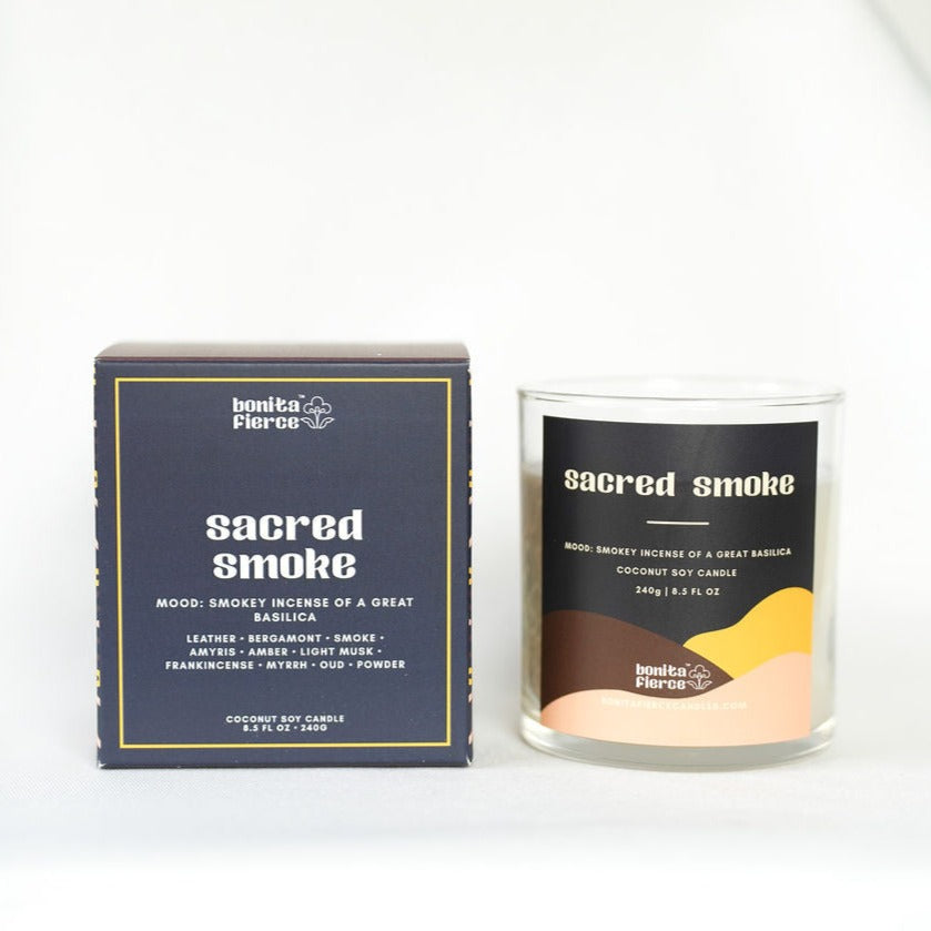 Woodwick sacred smoke candle