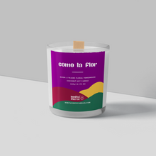 Load image into Gallery viewer, COMO LA FLOR CANDLE