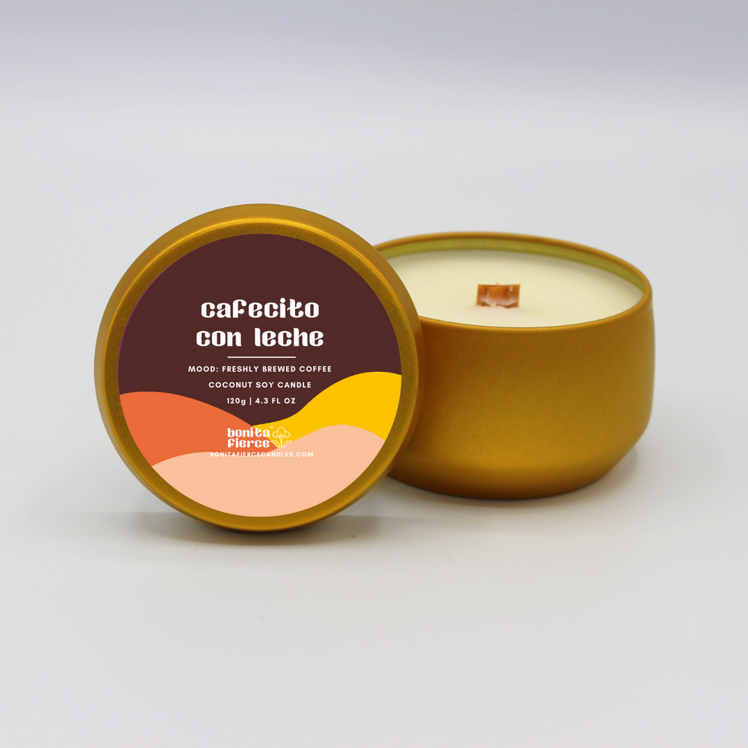 CAFECITO CON LECHE - CANDLE TIN