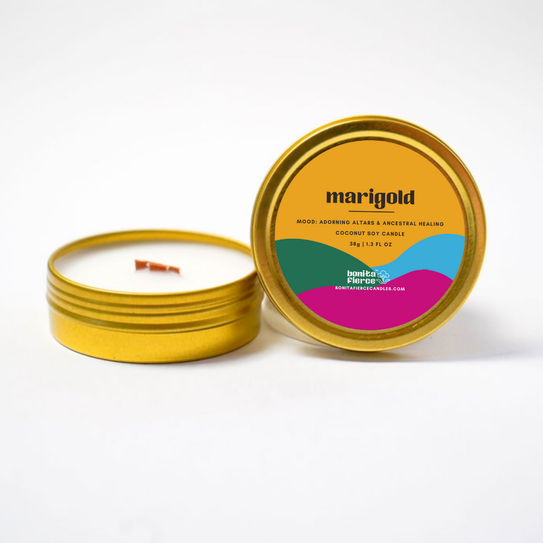 MARIGOLD - MINI CANDLE TIN