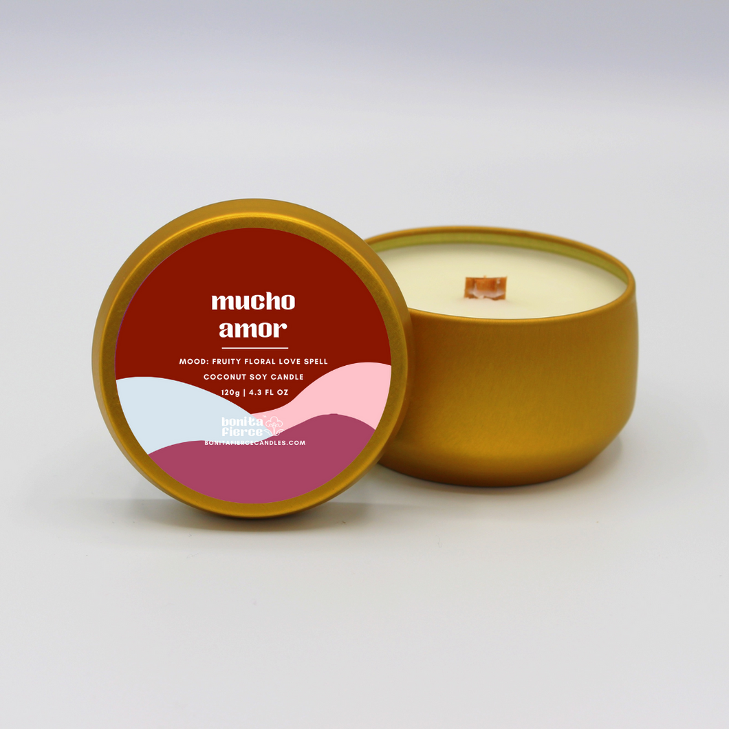 MUCHO AMOR - CANDLE TIN