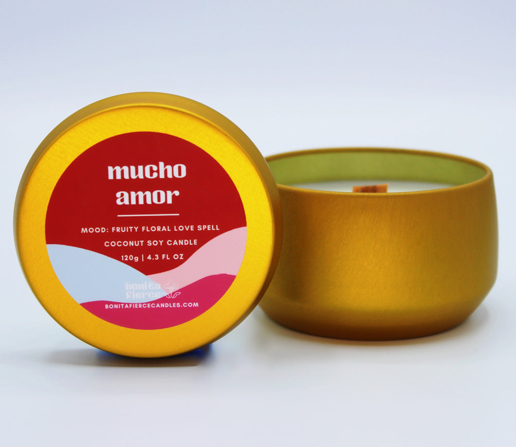 MUCHO AMOR - CANDLE TIN